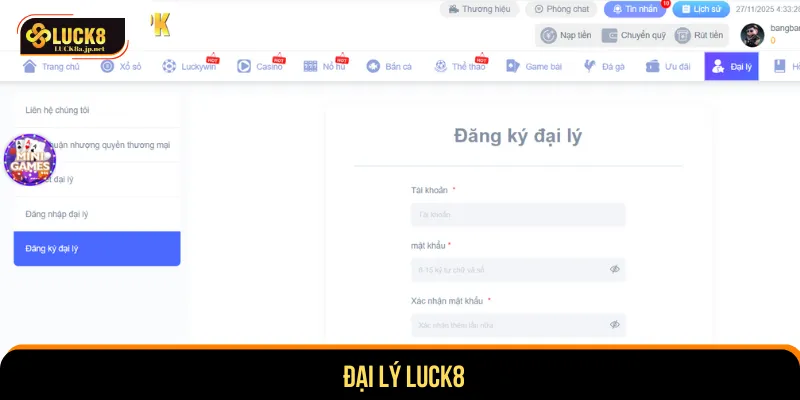 Đại lý LUCK8