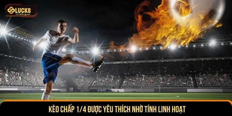 Kèo chấp 1/4 được yêu thích nhờ tính linh hoạt