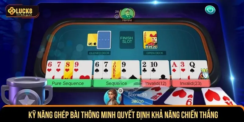 Kỹ năng ghép bài thông minh quyết định khả năng chiến thắng
