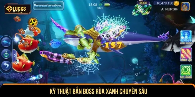 Kỹ thuật bắn boss rùa xanh chuyên sâu