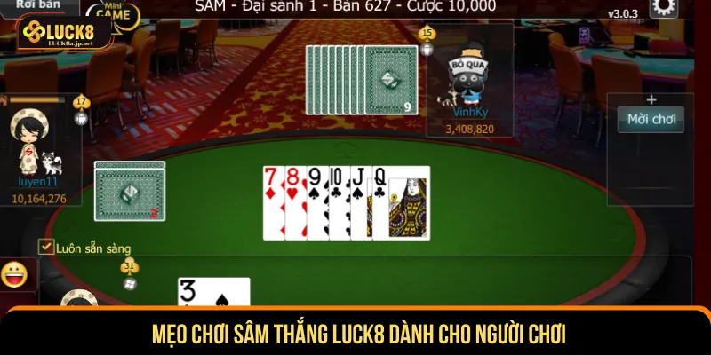 Tận dụng các mẹo đánh sâm thắng khi tham gia LUCK8